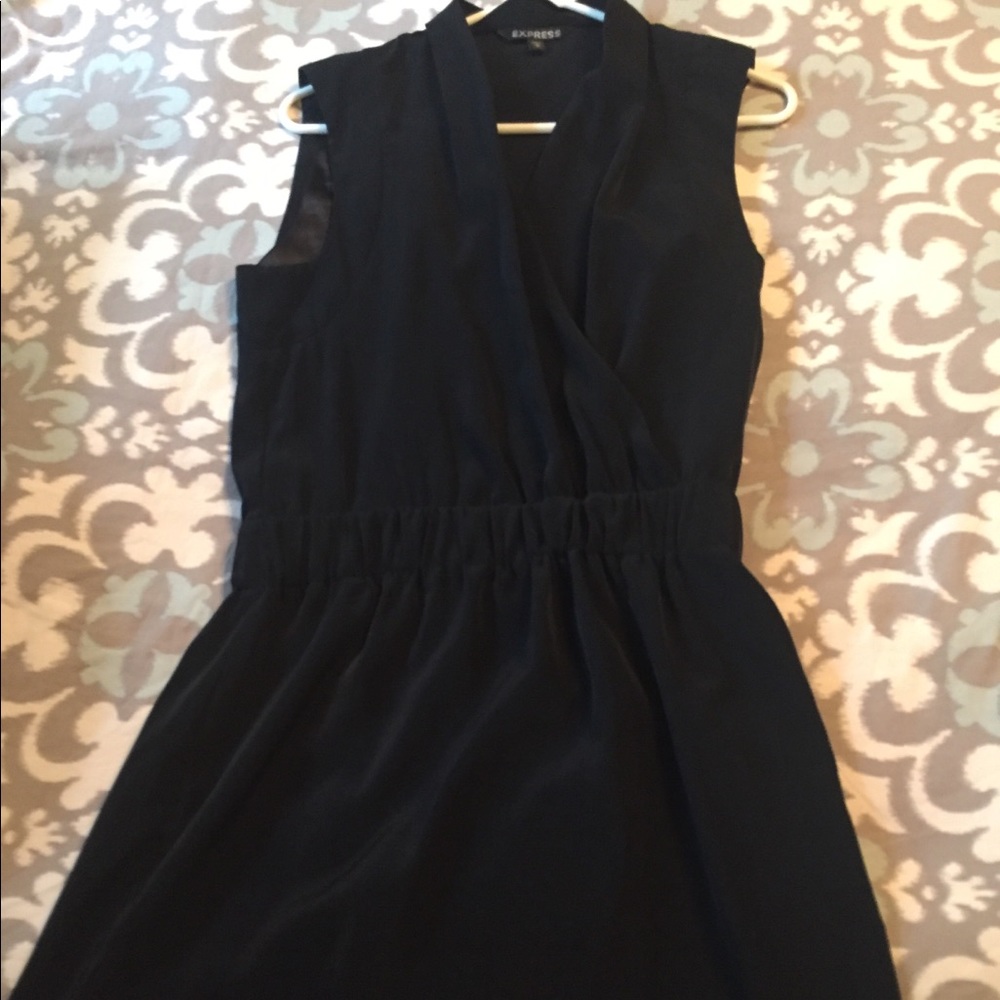Express short black dress